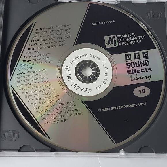BBC Sound Effects Library International Disc 18 Bang! CD 1991 - Picture 2 of 3